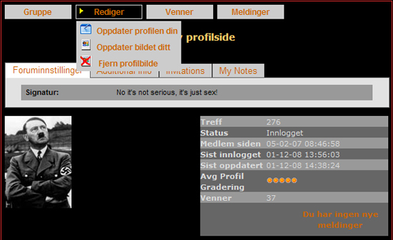 Rediger Profilen din