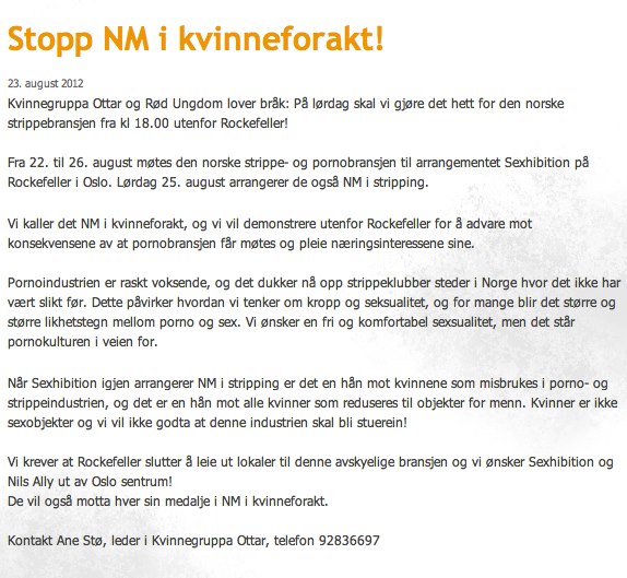 Ottar demonstrasjon
