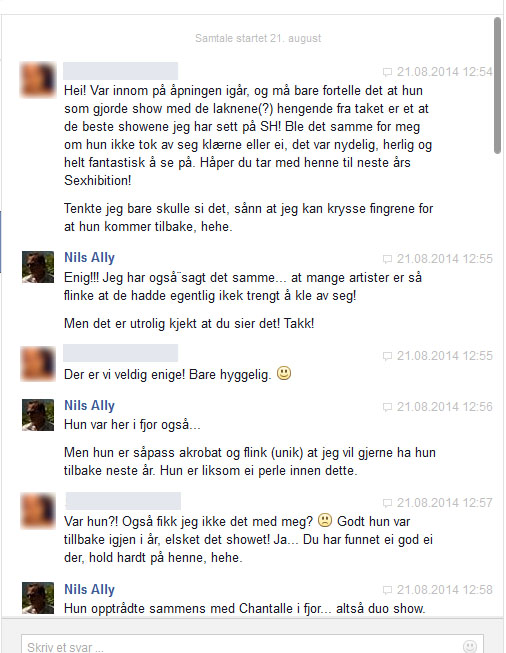 Facebook dialog